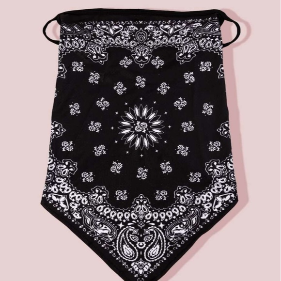 Paisley Mask Scarf w/ Ear Loops - Picture 4 of 7